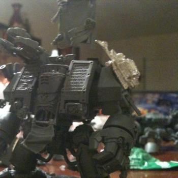 Librarian Dreadnought w/magna-grapple W.I.P. by jspyd3rx