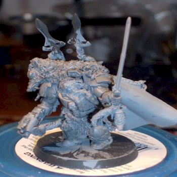 Olegna primarch of the Flame Hounds~Space Wolves by stilldark