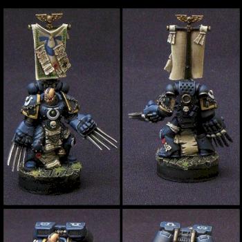 Ultramarines Captain Sicarius by winterdyne
