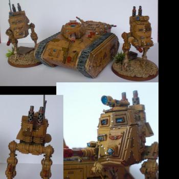 Imperial Guard Chimera + Sentinels by NothingInCommon
