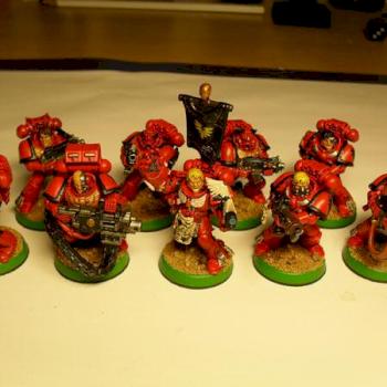 Blood Angels Tactical Squad by LoboDerPraesi