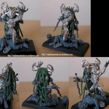 Dark Elves Hag Queen by MyFantasyMiniatures