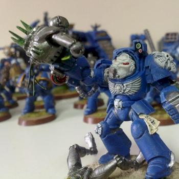 Space Marine Terminator by Marneus Rael