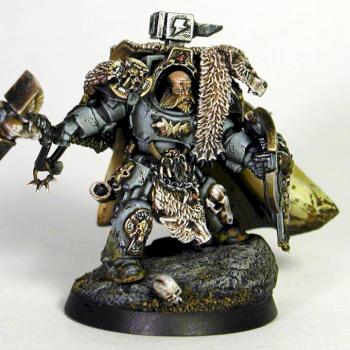 Space Wolves Arjac Rockfist by jorv