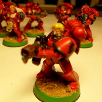 Blood Angels Tactical Squad by LoboDerPraesi