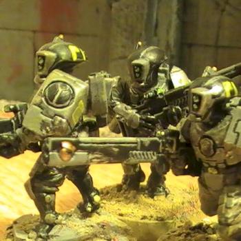 Fire warrior squad by muck96