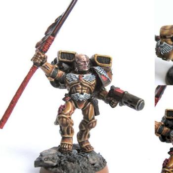 Blood Angels Captain/Dante by warpspawnedpainting