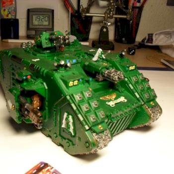 Dark Angels Land Raider Redeemer by LoboDerPraesi