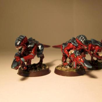 3 Tyranid Termagants Of Hive Fleet Behemoth by TyranidPainter