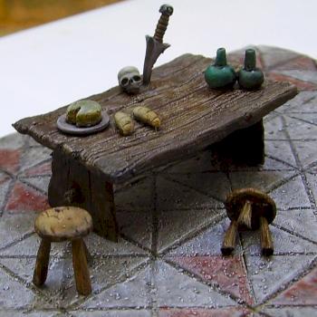 My dungeon furniture by weety