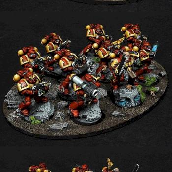Blood Angels Tactical Squad by BloodyBeast.com