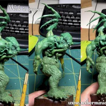 Cthulhu wip by Scibor