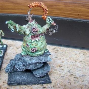 Nurgle demons by Fuxiorr