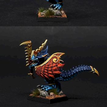 Lizardmen Saurus Oldblood by BloodyBeast.com