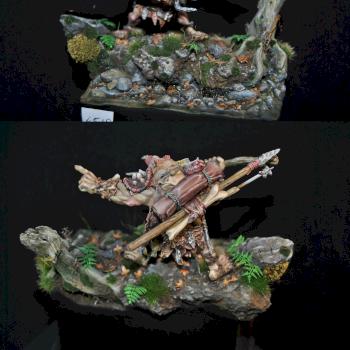 shaggra the troll blacksmith miniature by pokjuju