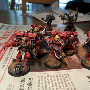 Blood Angels Assault Squad by Nappo