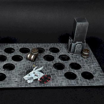 Dungeon Bowl Dwarf Team Display Base by BloodyBeast.com