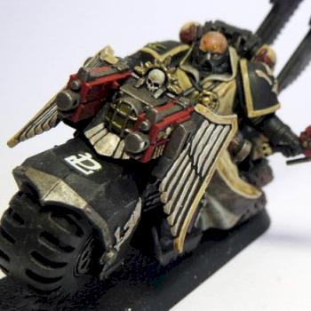 Ravenwing Biker Sergeant by Razor Cure