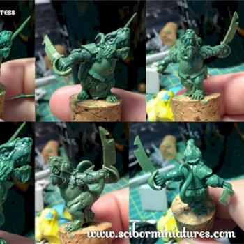Rat work in progress by Scibor