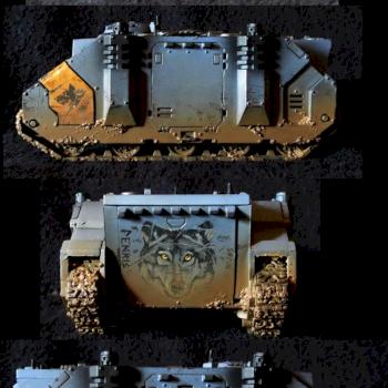 Space Wolves Rhino by corpus6667