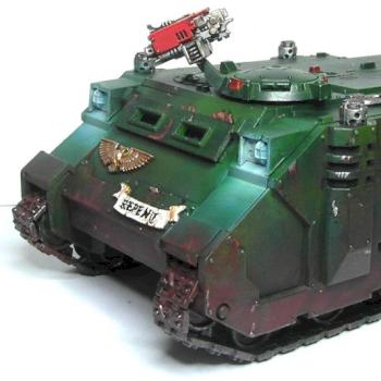 Dark Angels Rhino by baddruck