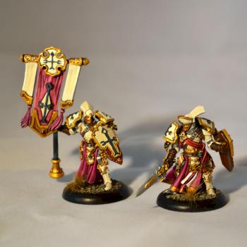 Protectorate of Menoth Exemplar Errant Unit Attachment by Macheye