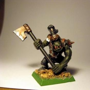 Orc with 2handed axe by Draconianshogun