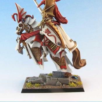 High elf mounted prince by ptdesignstudio