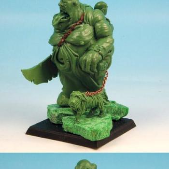 28mm scale Ogre Greenstuff Sculpture by Scibor