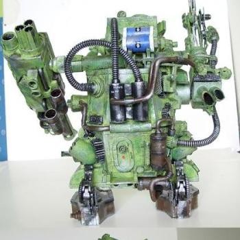 Green Space Ork Stompa by TheMasterOfTerrains