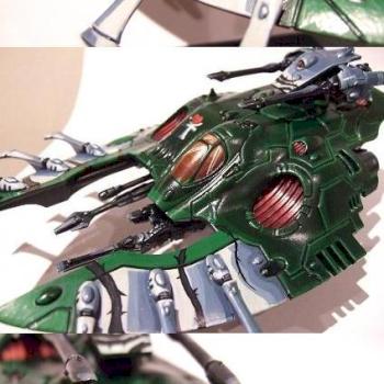 Eldar Biel-tan Wave Serpent by neontau