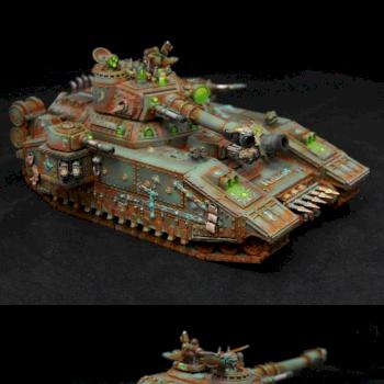 Chaos Nurgle Baneblade / Plaguereaper by LuckyNo.5