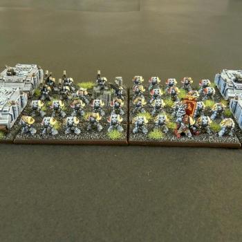 Epic scale Ragnar's Great Company with Battle Leader by dobbsy