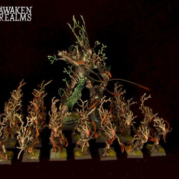 Wood Elves Tree Man and Dryads by Awaken Realms