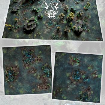 JUNGLE MODULAR 72x48 BATTLE GAMEBOARD 2014 by studiolevel