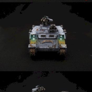 Space Wolves Thor's Razorback by SavageDPainting