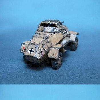 Bolt Action DAK SdKfz 222 Recce 15.PzD by Graveus
