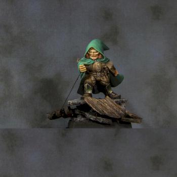 Tharttus, Halfling Thief by jaime de garnica