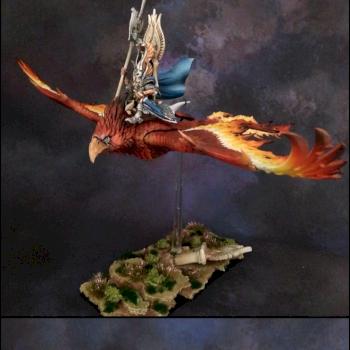 High Elf Flamespyre Phoenix by Dane Da Paintboy