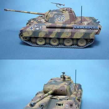 Bolt Action German Panzer V Panther A Lehr PzD no 232 by Graveus