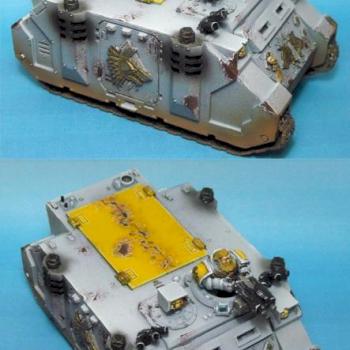 40K Space Wolf Rhino by PaintingBrah
