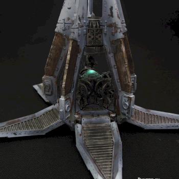 Space Wolves Runic Drop Pod by SavageDPainting