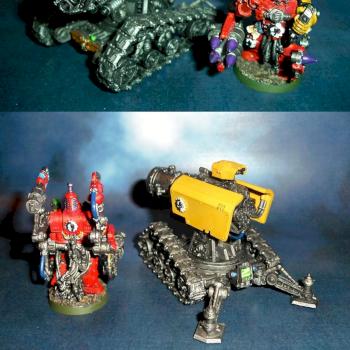 Imperial Fists Thunderfire Cannon by Alberto G