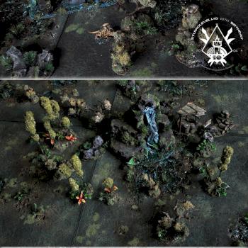 JUNGLE MODULAR 72x48 BATTLE GAMEBOARD DEATAILS 2014 by studiolevel