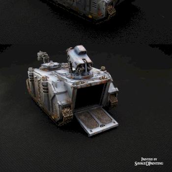 Space Wolves Odin's Razorback by SavageDPainting