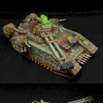 Chaos Nurgle Baneblade / Plaguereaper by LuckyNo.5