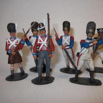 French and British Waterloo soldiers 1815 by Sanper