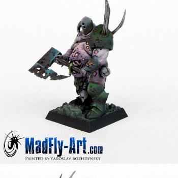 Nurgle Chaos Lord by MadFlyArtStudio
