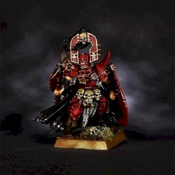 Khorne Exalted Hero with Axe and Shield by tousgeo
