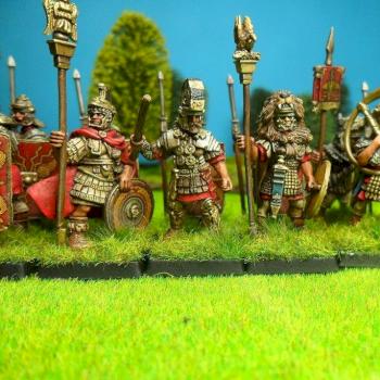 28mm Aventine Early Imperial Roman Legioary Unit with Command by avalonindustries2040